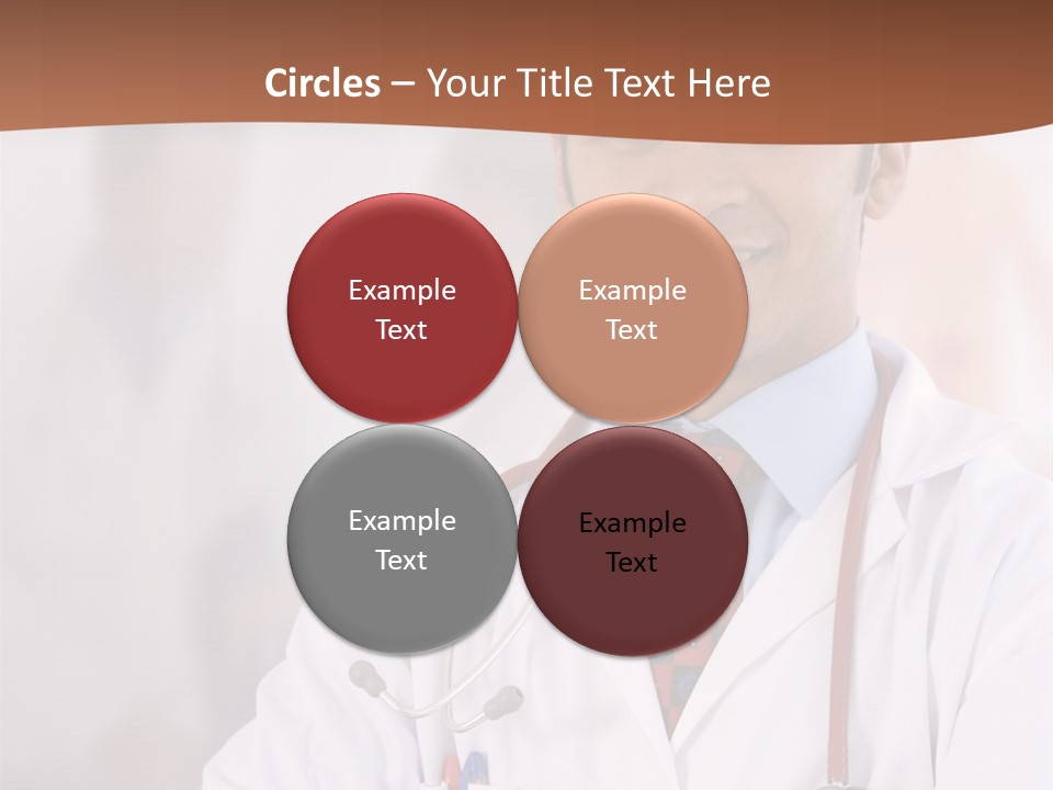 Doctor Looking Into Camera PowerPoint Template
