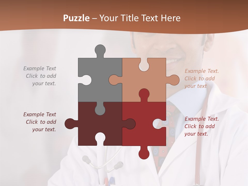 Doctor Looking Into Camera PowerPoint Template