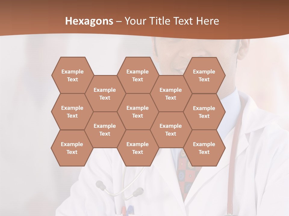 Doctor Looking Into Camera PowerPoint Template