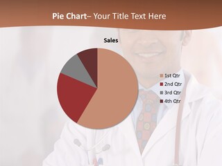 Doctor Looking Into Camera PowerPoint Template