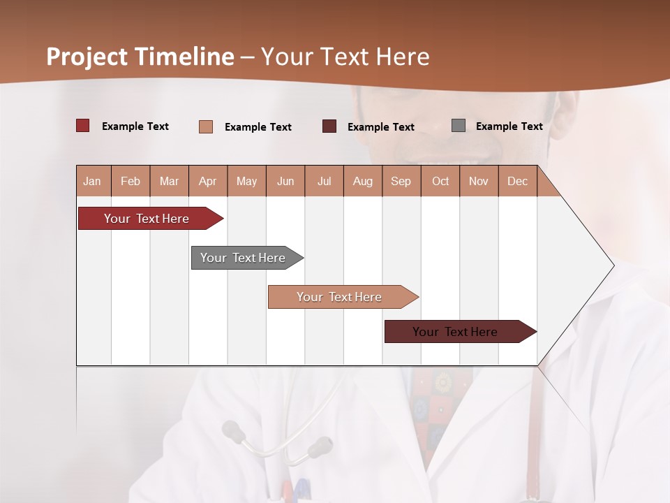 Doctor Looking Into Camera PowerPoint Template