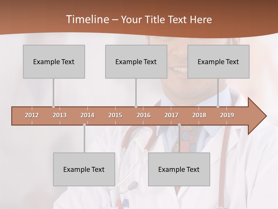 Doctor Looking Into Camera PowerPoint Template