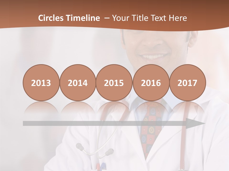 Doctor Looking Into Camera PowerPoint Template
