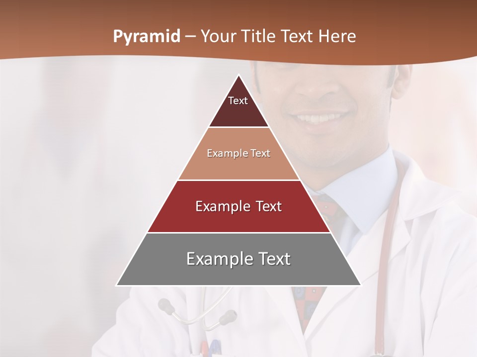 Doctor Looking Into Camera PowerPoint Template