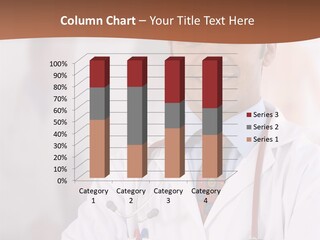 Doctor Looking Into Camera PowerPoint Template