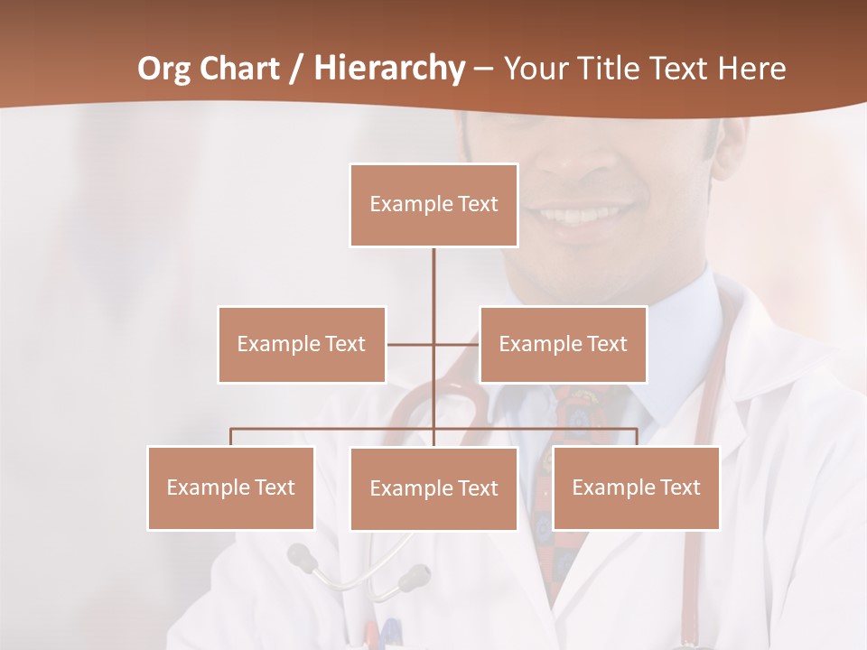 Doctor Looking Into Camera PowerPoint Template