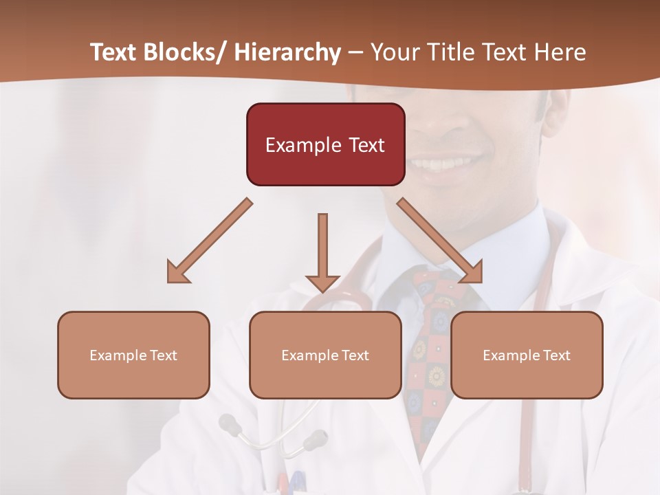 Doctor Looking Into Camera PowerPoint Template