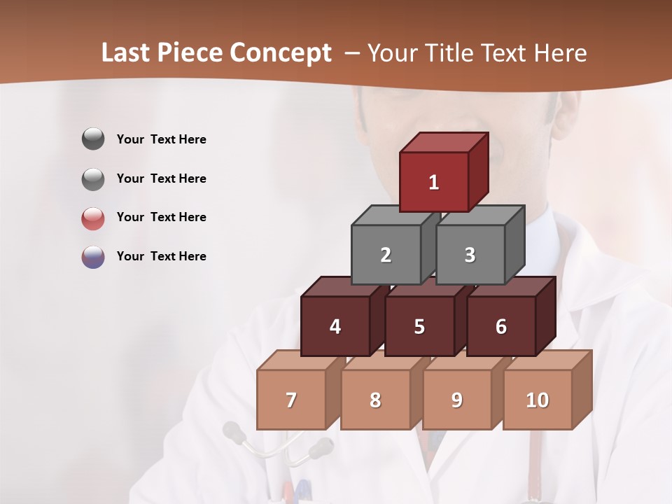 Doctor Looking Into Camera PowerPoint Template