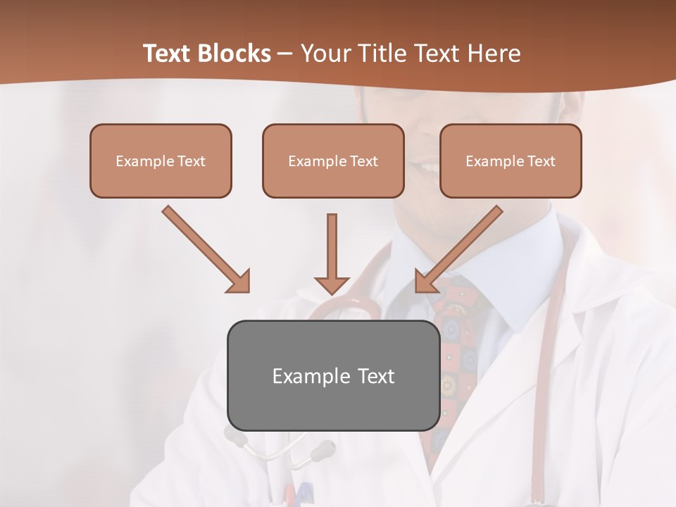 Doctor Looking Into Camera PowerPoint Template