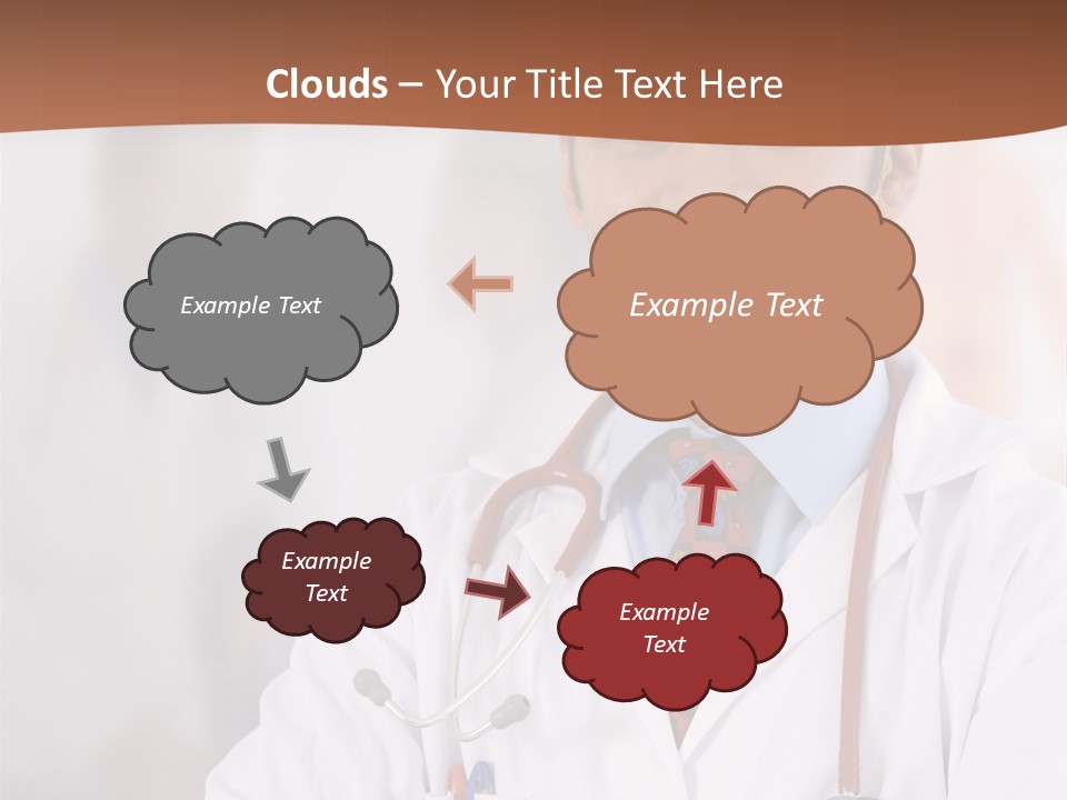 Doctor Looking Into Camera PowerPoint Template