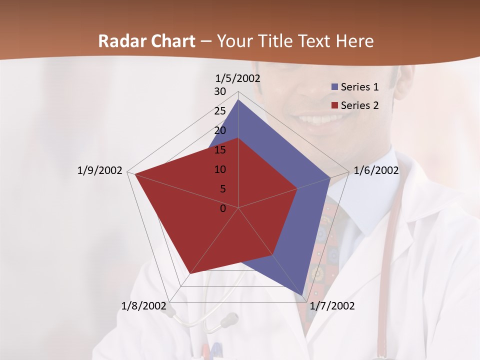 Doctor Looking Into Camera PowerPoint Template