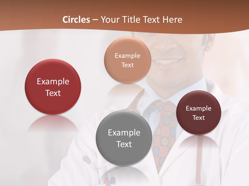Doctor Looking Into Camera PowerPoint Template