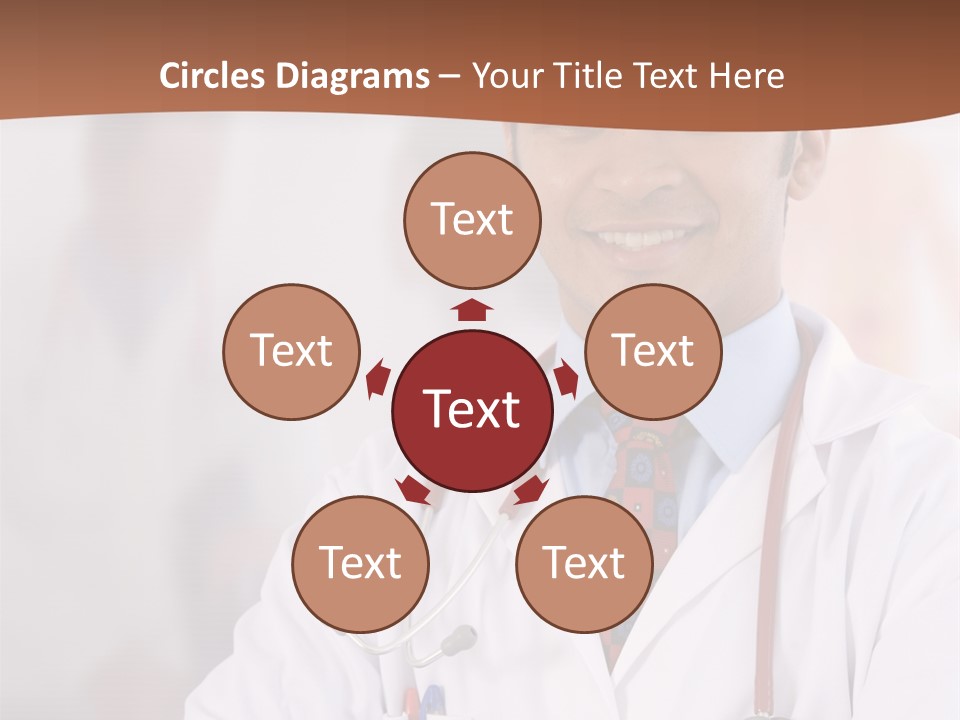 Doctor Looking Into Camera PowerPoint Template