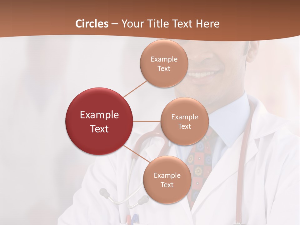 Doctor Looking Into Camera PowerPoint Template