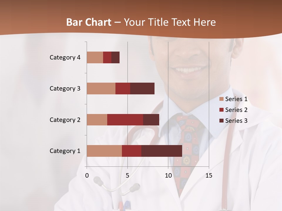 Doctor Looking Into Camera PowerPoint Template