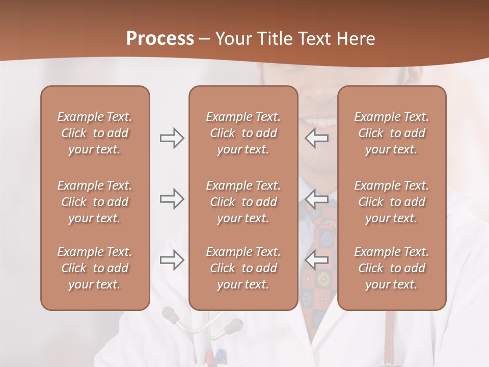 Doctor Looking Into Camera PowerPoint Template
