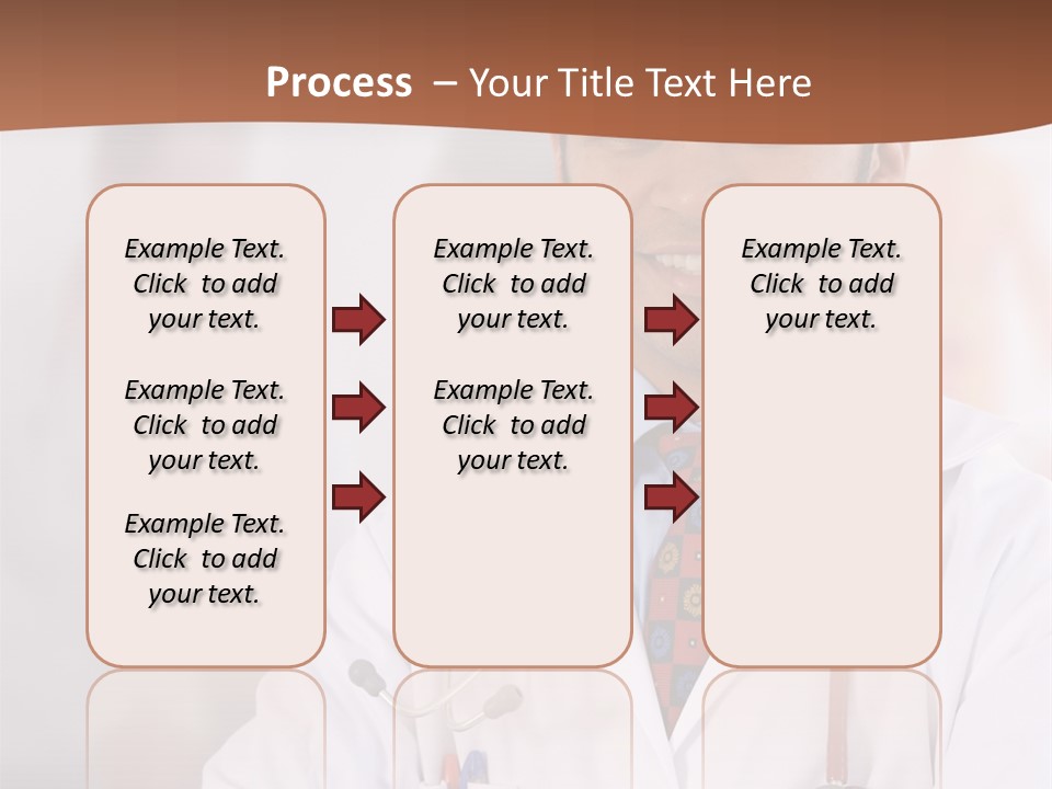 Doctor Looking Into Camera PowerPoint Template