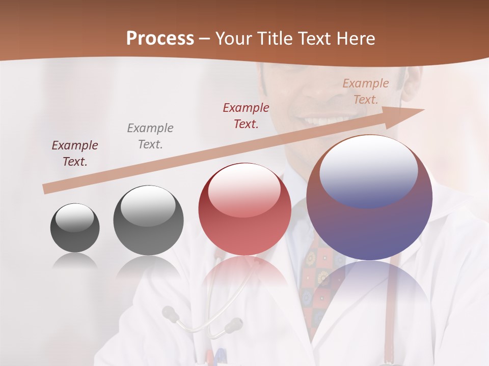 Doctor Looking Into Camera PowerPoint Template
