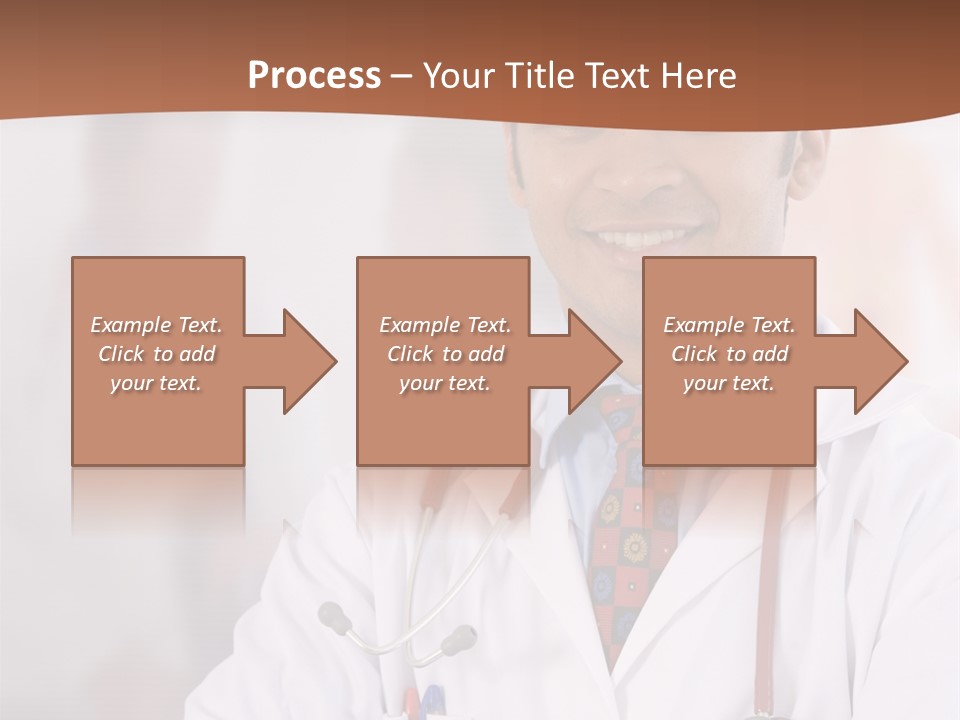 Doctor Looking Into Camera PowerPoint Template