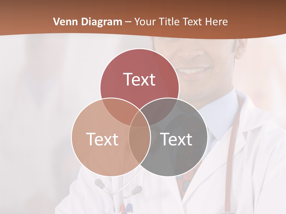 Doctor Looking Into Camera PowerPoint Template