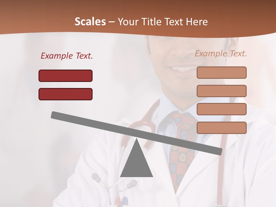 Doctor Looking Into Camera PowerPoint Template
