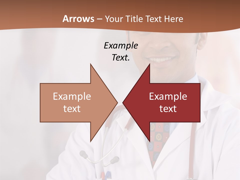 Doctor Looking Into Camera PowerPoint Template