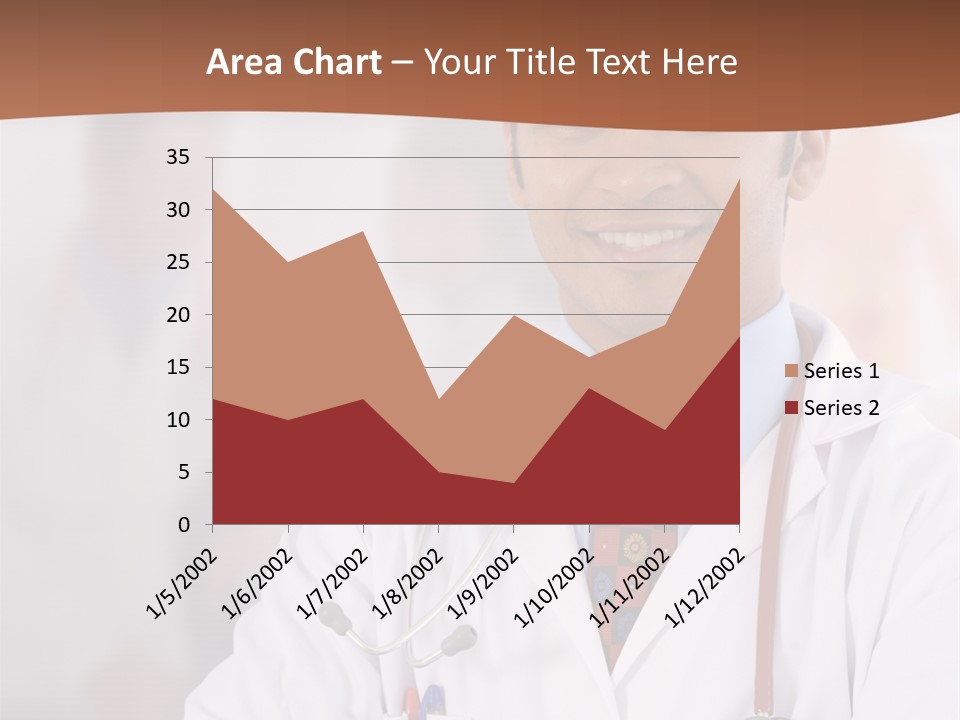 Doctor Looking Into Camera PowerPoint Template