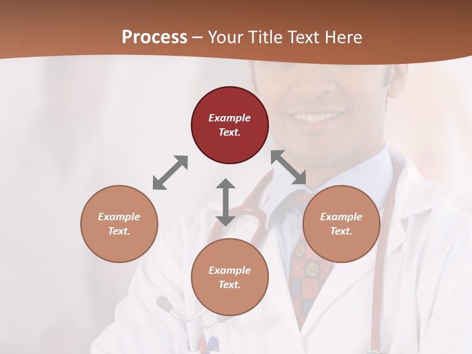 Doctor Looking Into Camera PowerPoint Template