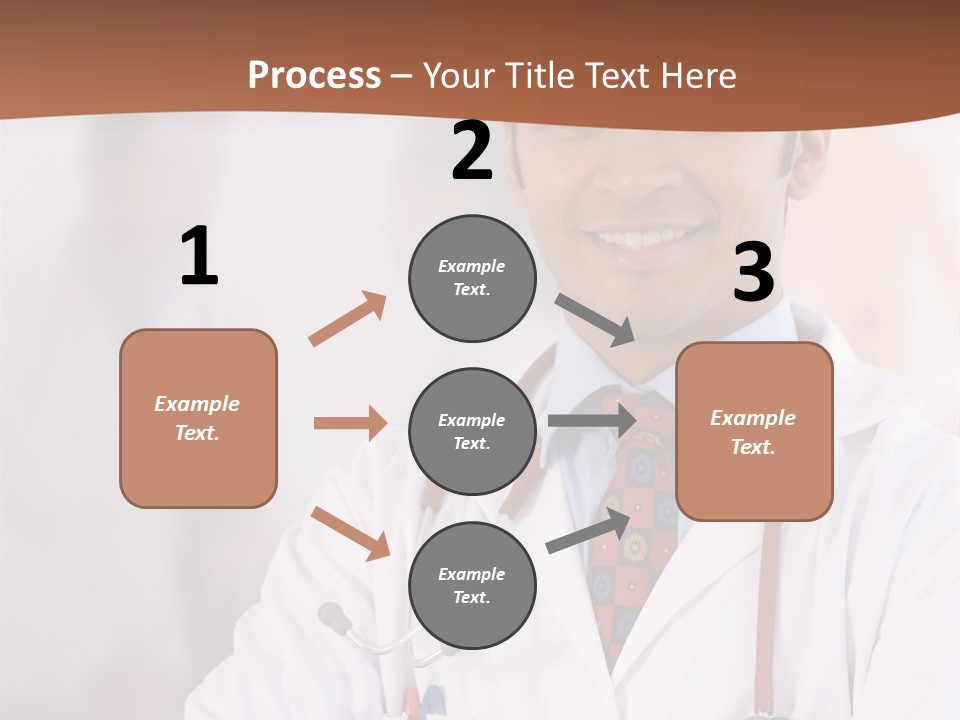 Doctor Looking Into Camera PowerPoint Template