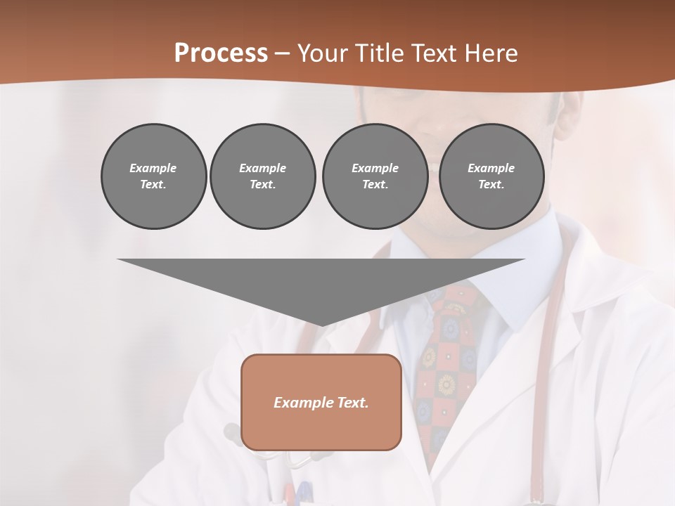 Doctor Looking Into Camera PowerPoint Template