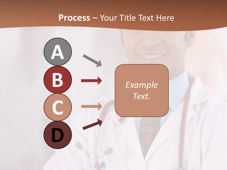 Doctor Looking Into Camera PowerPoint Template