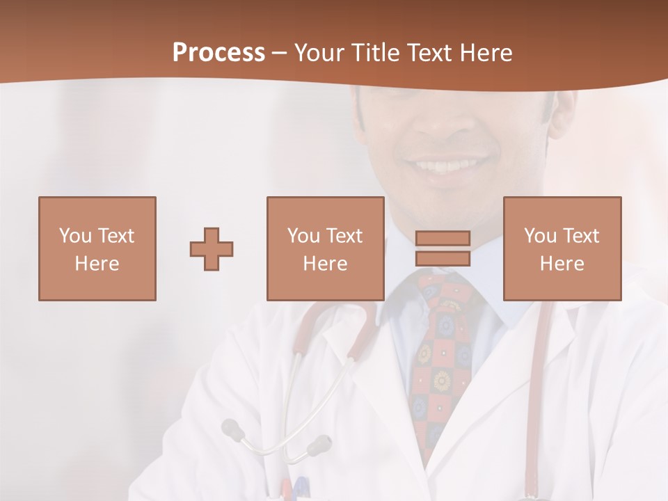 Doctor Looking Into Camera PowerPoint Template