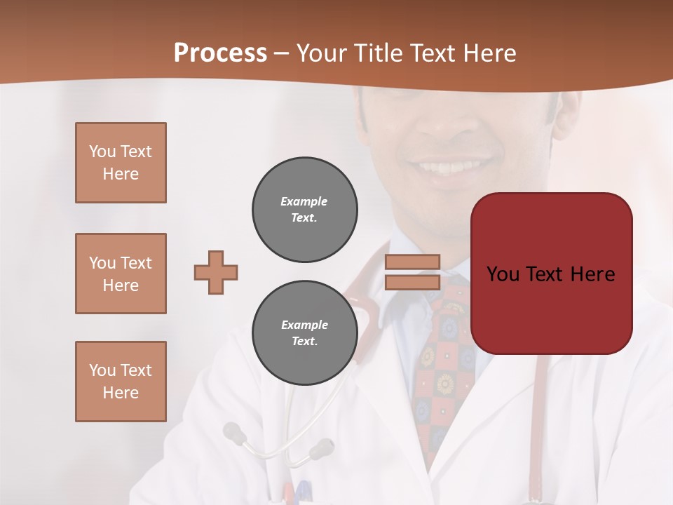 Doctor Looking Into Camera PowerPoint Template