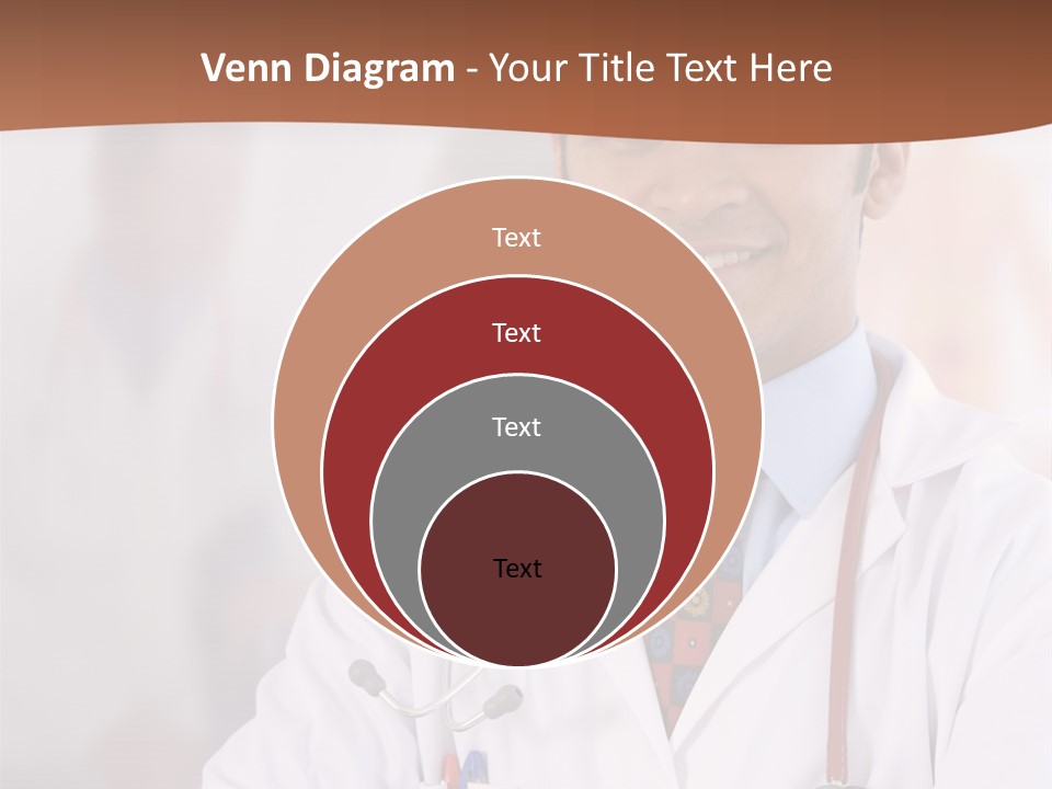 Doctor Looking Into Camera PowerPoint Template
