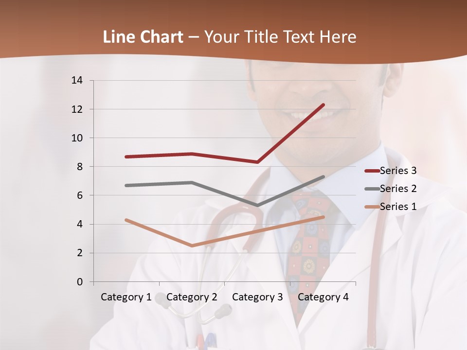 Doctor Looking Into Camera PowerPoint Template