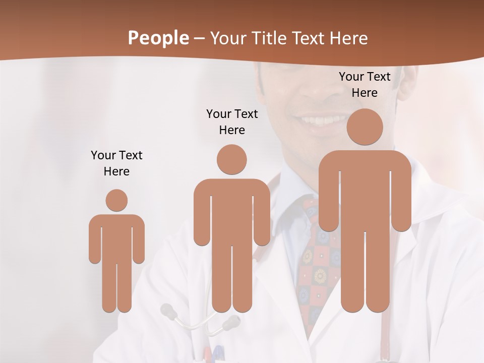Doctor Looking Into Camera PowerPoint Template