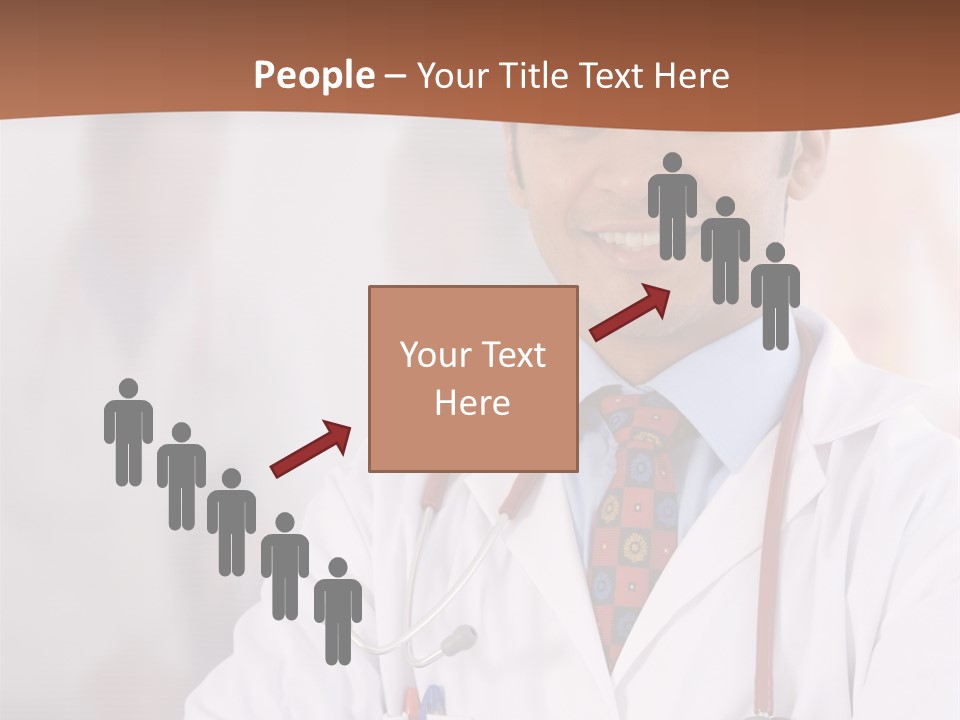 Doctor Looking Into Camera PowerPoint Template