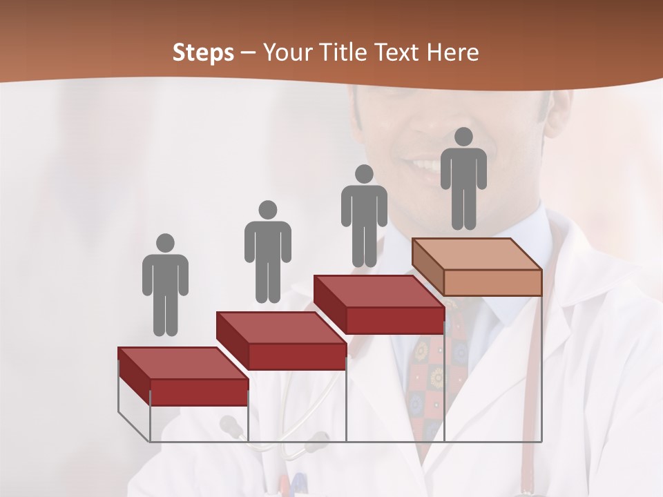 Doctor Looking Into Camera PowerPoint Template