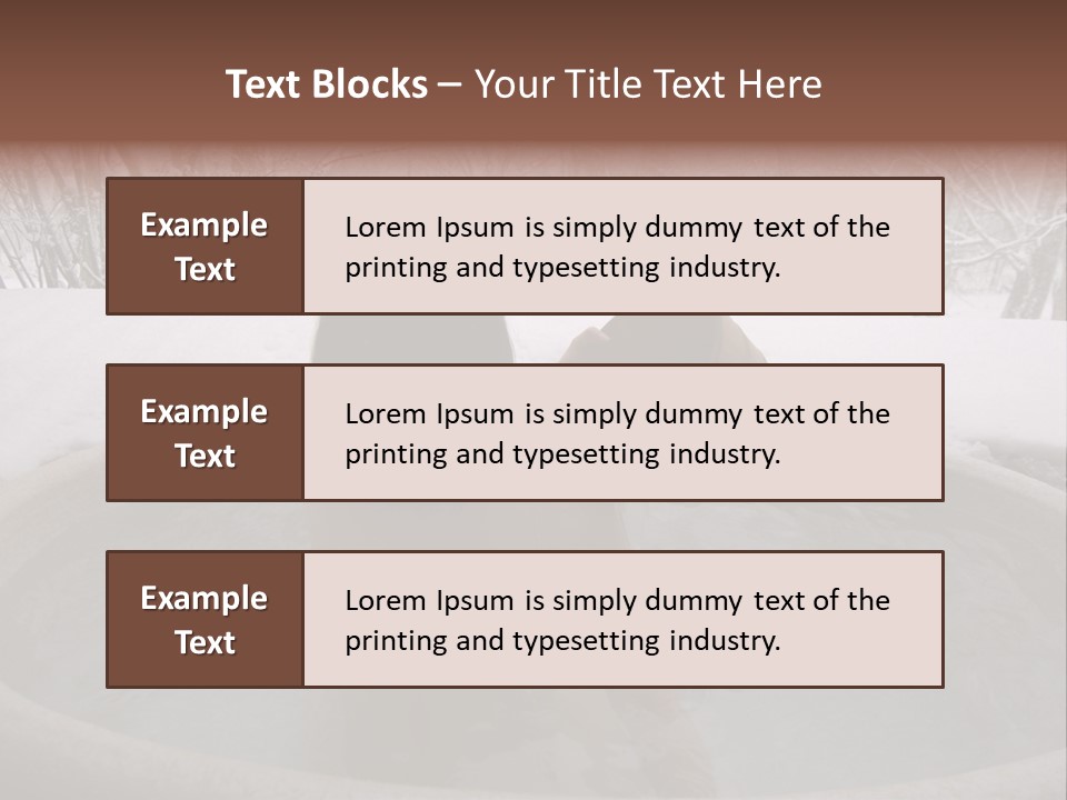 Young Japanese Woman In An Open Air Hot Onsen Bath PowerPoint Template