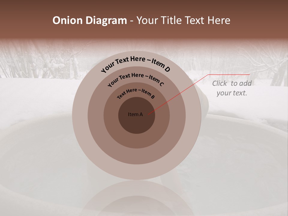 Young Japanese Woman In An Open Air Hot Onsen Bath PowerPoint Template