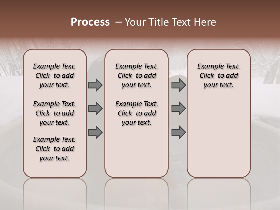 Young Japanese Woman In An Open Air Hot Onsen Bath PowerPoint Template