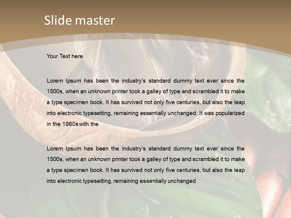 Spa Mud PowerPoint Template