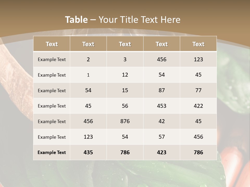 Spa Mud PowerPoint Template