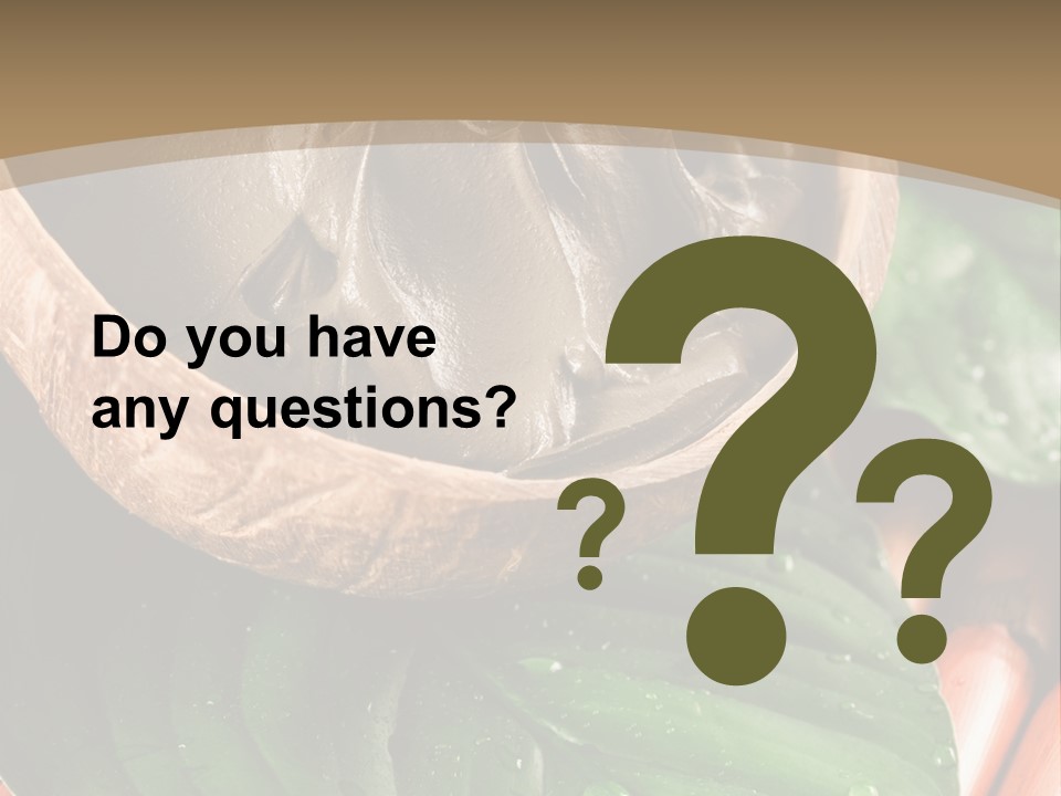 Spa Mud PowerPoint Template