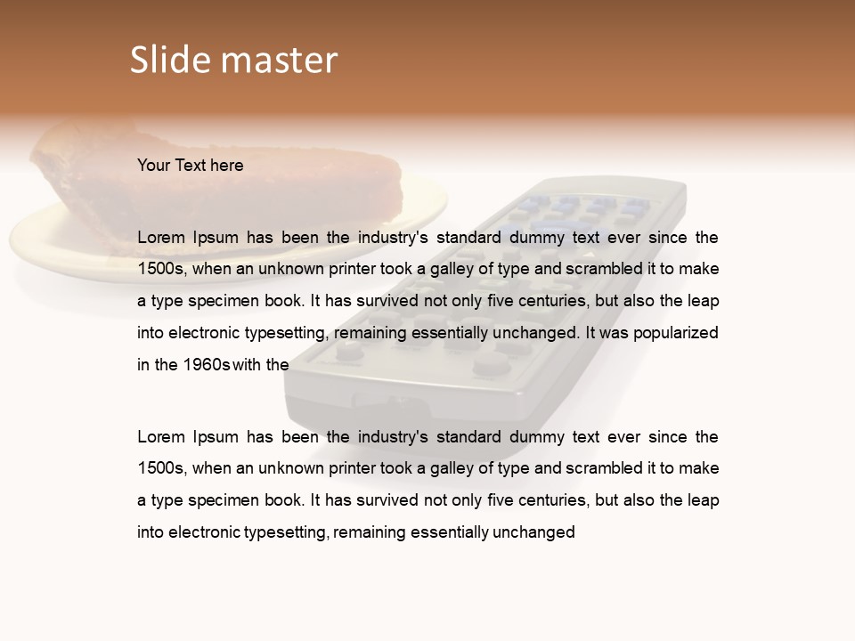 Concept Photo Of Living An Unhealthy Lifestyle PowerPoint Template