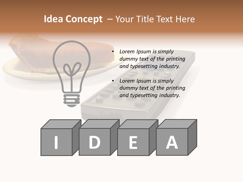 Concept Photo Of Living An Unhealthy Lifestyle PowerPoint Template