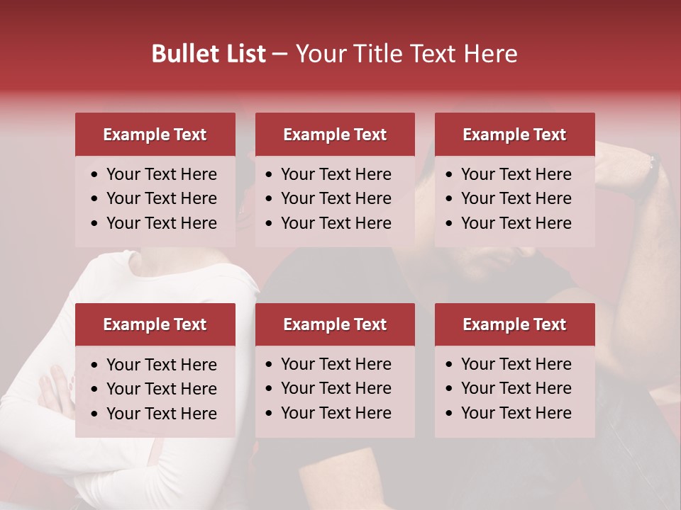 Relationship Difficulties: Young Couple Having A Fight PowerPoint Template