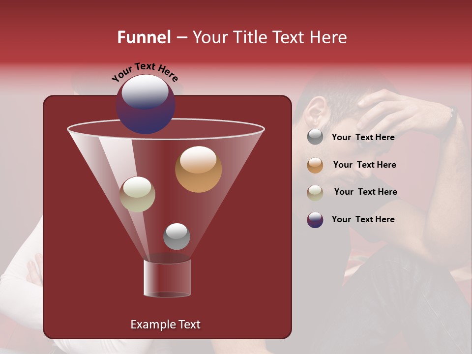 Relationship Difficulties: Young Couple Having A Fight PowerPoint Template