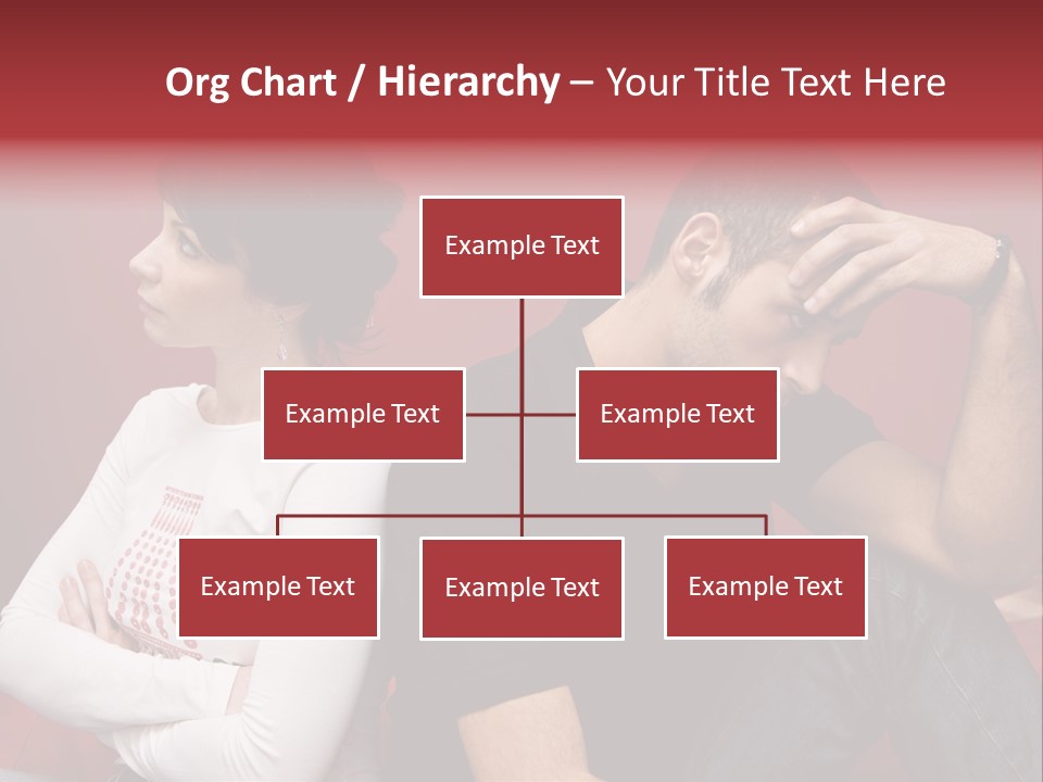 Relationship Difficulties: Young Couple Having A Fight PowerPoint Template