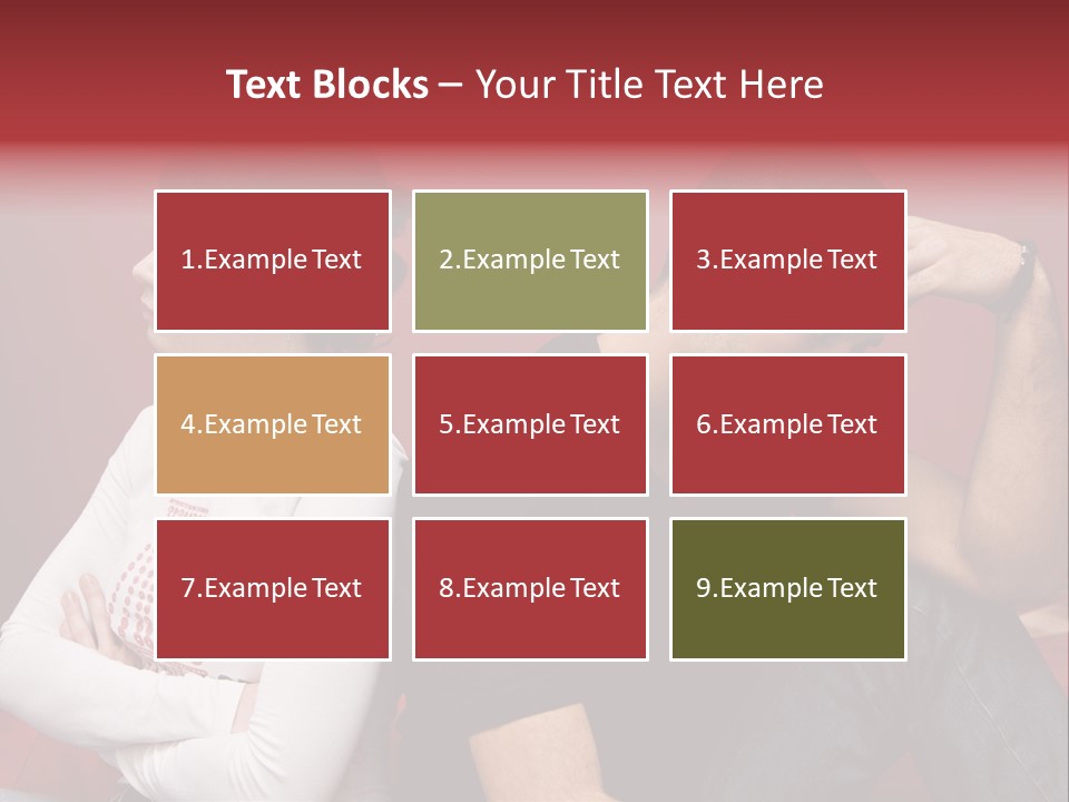 Relationship Difficulties: Young Couple Having A Fight PowerPoint Template